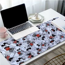게이밍 의자디즈니 미키 미니 마우스 패드 대형 게임 키보드 노트북 테이블 매트 십대 소녀 침실, 09 A9_06 LockEdge800x300x3mm