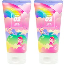 핑키통키 키즈 페이스 로션 1단계 유아 2단계 어린이 3단계 초등학생 얼굴 화장품 150ml 1+1, 2단계 1+1