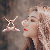 Kiboer 코뽕 코집게 물리 비형 교정 SPR 소재 사용 편의 콧대 높이기 야간용 증정 세트, 1-핑크*3