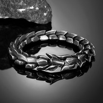 빈티지 바이킹 드래곤 남자 용 체인 팔찌