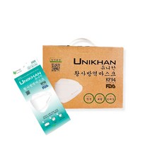 유니칸 KF-94 황사방역마스크 50개입 (흰색)