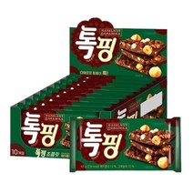 오리온 톡핑 초콜릿 헤이즐넛 그래놀라 43g 10개, 톡핑 헤이즐넛&그래놀라 43g x 10개