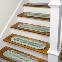 Colonial Mills Westcott 계단 디딤판 그린 20.3cm x 71.1cm(8인치 28인치) (세트 7)