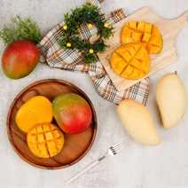 농장에서바로 프리미엄 항공 망고, 1box, 4.5kg (애플망고 2kg+노란망고2.5kg)