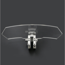 데일리쇼핑 오토바이보조스크린 윈드스크린 PCX NMAX XMAX NMAX 보이저 쉴드 바람막이 스쿠터 바이크, 보조스크린(굴곡스모그1set)