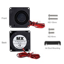 kingroon dc 5v 12v 24v 터보 방사형 팬 3d 프린터 송풍기 4010 냉각 팬 배기 팬 ender 3 cr10 컴퓨터 cpu 쿨러, 4010 터보 세트