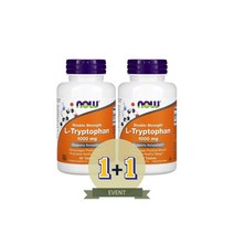 나우푸드 Double Strength 엘 트립토판 1000mg 60정 x 2개