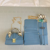 Ogfaour 트렌드 켈리백 DIY 핸드메이드 메쉬백 핸드메이드백 핸드메이드백 여친 생일선물 크로스백 A22072229