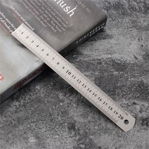 (주)트리 인천가정지사 양면 눈금 스틸자 재단 제도용 스텐 컷팅자 20cm (7396515)