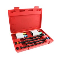 ABN 1.3cm(1/2인치) 드라이브 임팩트 소켓 세트 미터법 17-21mm 및 4피스 러그 너트 토크 스틱 연장 리미터 90-120피트/파운드 120-160Nm