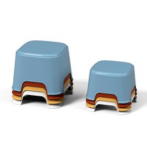 소형 야외 야외용 1인용 어린이 좌식 프라스틱 간이플라스틱 튼튼한 플라스틱의자 좌식, 4대 4소 [색상랜덤] 색상 비고 좋아함