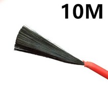 부속자재 건축 홈 개조 1 롤 20M 12K 33Ohm 적외선 난방 바닥 케이블 시스템 전기 2.0mm Ptfe 탄소 섬유 와이어 핫라인 짙어지면서, [06] 10m