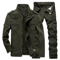 SIYE-FA 남자등산복 야외 밀리터리 캐쥬얼 기모 작업복 세트 겨울 야전 등산 전술자켓