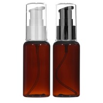 고급에센스용기 20ml 30ml 50ml 60ml 75ml 80ml 100ml 화장품공병, 60ml갈색용기, 흰색캡