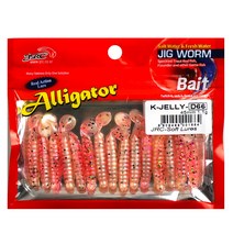 JRC 쏘가리낚시 꺽지낚시 4.5cm 투톤 쏘가리웜 채비, JRC 쏘가리 투톤웜 45mm D48