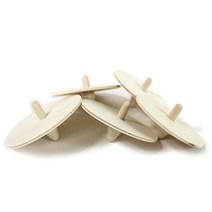 [문구조아] 민속 놀이 종이팽이 나무팽이 만들기 5입, 9개