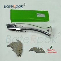 콘크리트홈파기 커팅기 벽절단BateRpak 돌고래 모양 PVC 바닥 커터 칼 아연 알루미늄 합금 핸들 롤 카펫 1, 06 Arc blade