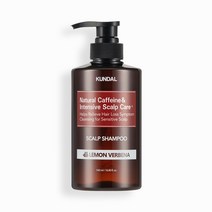 쿤달 카페인 탈모샴푸 레몬버베나향, 500ml, 4개