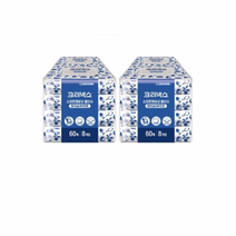 크리넥스 소프트 엠보싱 물티슈 60매 x 16팩, 304팩