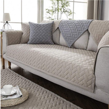 헤링본 소파 매트 커버 돌쇼파 흙쇼파 토퍼 패드 3인용 4인용 리클라이너 덮개 방석 깔개