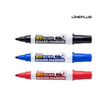 라인플러스 클린보드마카 12개입/타, 블랙