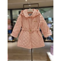 프렌치캣2 핑크 퀼팅 자켓CH코트 아동 아우터 간절기 신학기 입학 Q24DKK010C