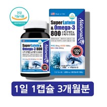 미국 류태인 누태인 20대 청소년 아이 루테인 루데인 마리골드 꽃 오일 오메가3 비타민D 뉴테인, 루테인앤오메가3 90캡슐 X1통
