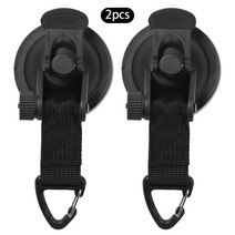 루프탑텐트 2Pcs 자동차 텐트 흡입 컵 버클 사이드 라운드삼각형 천막 앵커 야외 캠핑 빨판 고정 후크, [03] 4pcs