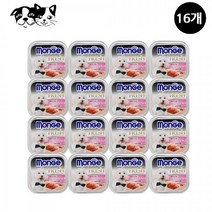 몽이 사각캔 참치 (100g x 16개) (1박스) (강아지 간식)강아지 통조림 개통조림 애완간식 애견용품, 본상품