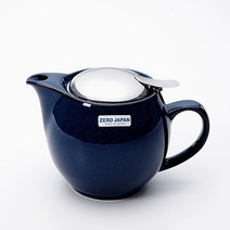 제로재팬 도자기 라운드티팟 2인용 450ml 진스블루 _ 71017319EA, 본상품선택