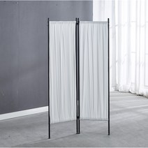 파티션 가림막 사무실 칸막이 공간분리 경량 가벽 접이식 이케아 높은 페브릭 화이트, ywd3019 2단