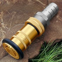 소방용 관창 노즐 소화전 물분사 소방 분사 호스 연결, 32mm수도관조인트+볼밸브물총304