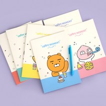 1200 카카오프렌즈 해피모먼트 무선제본노트 무제노트