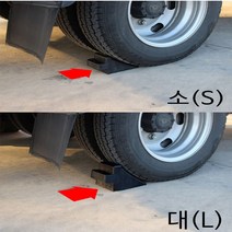 현대포터 고임목 버팀목 타이어스토퍼 타이어밀림현상방지 세이프고임목모음전, 1세트