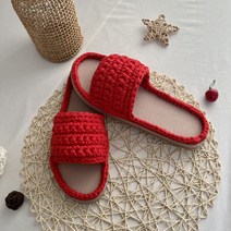 도두리 DIY 손뜨개 코바늘 뜨개질 실내화 취미 만들기 키트 패키지 뜨기 - 동영상제공, 나한테바나나, 230mm