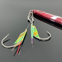 포토리아 NEW 왕대구 지깅채비 어피채비 대구지깅 낚시 왕대구 상단 하단 6개입, 상단거치용 (A)