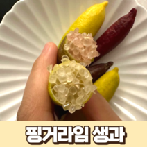 국산 핑거라임 생과 100g 국내산 농장 산지 직송 Finger Lime 캐비아 라임 손가락 라임 시트러스 캐비어, 1개