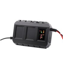 전기자전거 충전기KMW 지능형 12V 10A 충전기 자동차 바이크 오토바이 납산 배터리 미국 EU 플매트 카펫 러, 01 10A  12V CHARGER, 01 미국