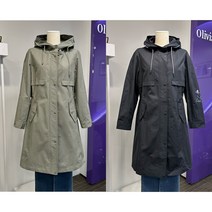 올리비아로렌 소매 자수 후드 야상 점퍼 VVCCLYS1461 NC중앙로점