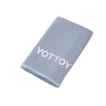 요트 스포츠 타월 100x30cm, 나비 날개 블루