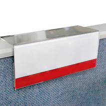 사무실 파티션 이름표 명패 명판 20x8cm 폭59mm 개별포장