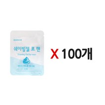 도루코 페이스 클렌징 앤 쉐이빙 젤, 3ml, 100개
