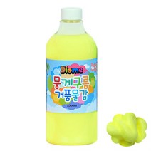 굿템 물감 뭉게구름 거품물감 리필 1000ml 낱색 형광노랑 미술놀이 물감 물감놀이 유아미술 유아물감, For▶본본품★º