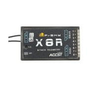FrSky X8R 2.4G 16CH SBUS 수신기 안테나 포트 Taranis X9D 점퍼 T16 RC 드론 쿼드콥터호환 전이중 텔레메, 한개옵션0