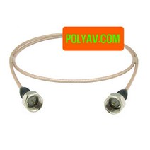 [폴리에이브이] RG-179 RF(숫)-RF(숫) 케이블(국산 선재)-3M, 상세내용표시