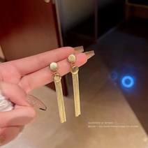 s925 실버 바늘 레트로 롱 디자인 귀걸이 여성 기질 술 귀걸이 유럽과 미국 기질 틈새 그물 빨간 귀걸이