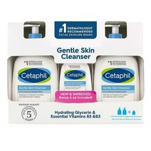 세타필 젠틀 스킨 클렌저 591ml 2개 118ml 1개 번들팩 Cetaphil Gentle Skin Cleanser