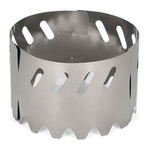 캠핑윈드스크린 화로 버너 바람막이 2-in-1 휴대용 티타늄 알코올 스토브 랙 윈드 스크린 야외 초경량 캠핑 앞 유리 하이킹 배낭 조리기구, [01] Silver