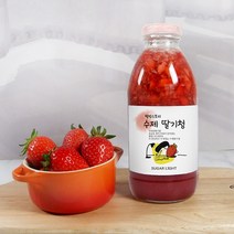 국내산 딸기로 만든 웰빙스토리 수제 딸기청 슈가 라이트 600g 과일청 since2013, 1개