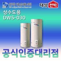 썬빅대성에너텍 DWS-030 스테인레스 소용량 상수도용 전기온수기 300L (2T~5T), 2T